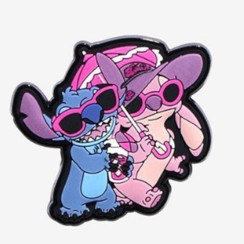 Loungefly Disney Stitch and Angel Vacation mystery pin blind box
(OPENED)